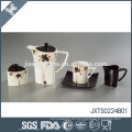 Fine hot style ceramic elegant flower decal design nice teapot drinkware